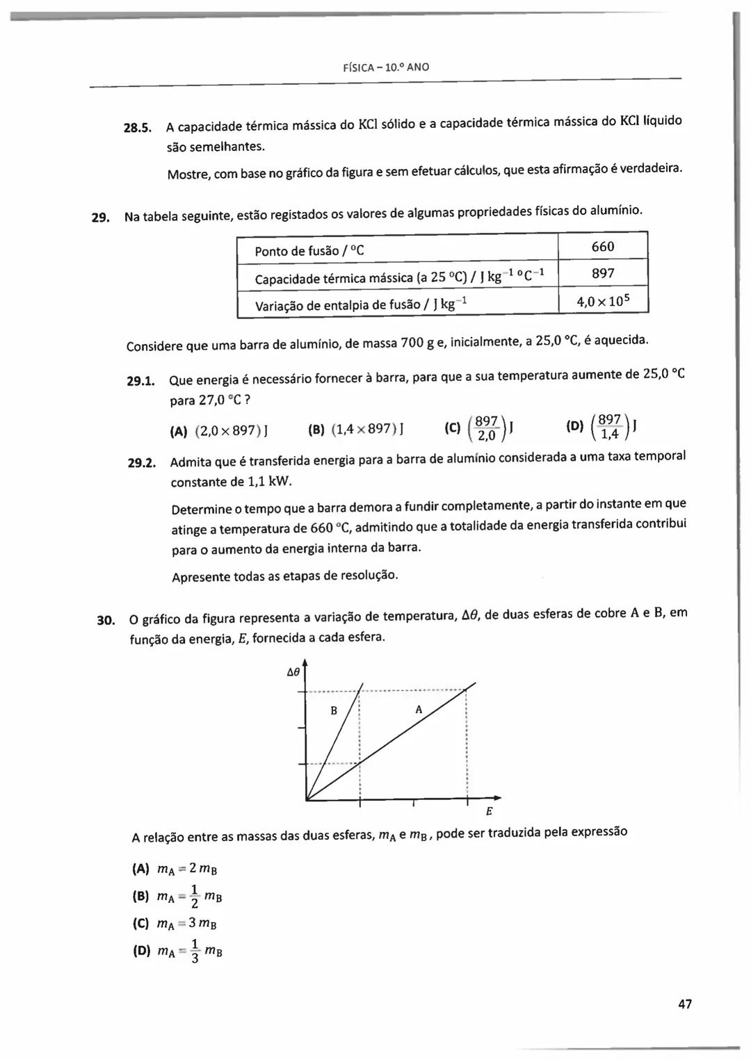 10°/11°
FÍSICA
E QUIMICA A
Questões de Exames Nacionais
e de Testes Intermédios (2009-2018)
com Suporte Teórico e Resoluções
E. SECUNDARI