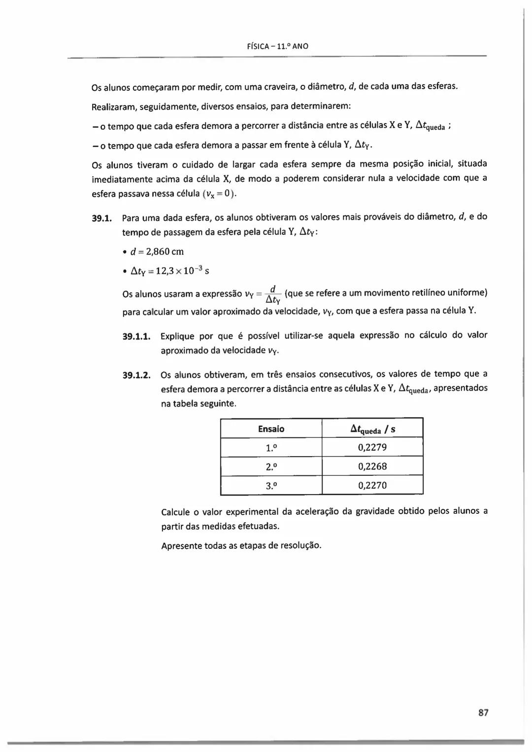 10°/11°
FÍSICA
E QUIMICA A
Questões de Exames Nacionais
e de Testes Intermédios (2009-2018)
com Suporte Teórico e Resoluções
E. SECUNDARI