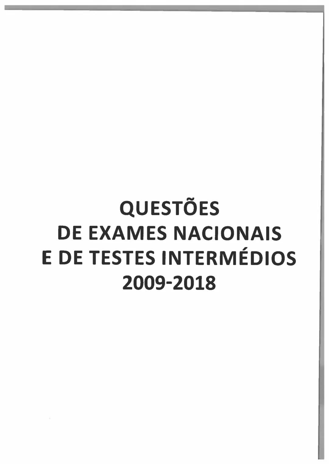 10°/11°
FÍSICA
E QUIMICA A
Questões de Exames Nacionais
e de Testes Intermédios (2009-2018)
com Suporte Teórico e Resoluções
E. SECUNDARI
