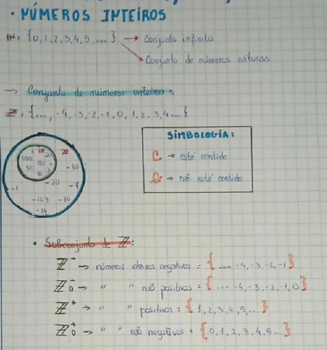• NÚMEROS INTEIROS
$
\mathbb{N} = \{0, 1, 2, 3, 4, 5,...\}$
$\rightarrow$ Conjunto infinito
$\rightarrow$ Conjunto de números naturais
$\r