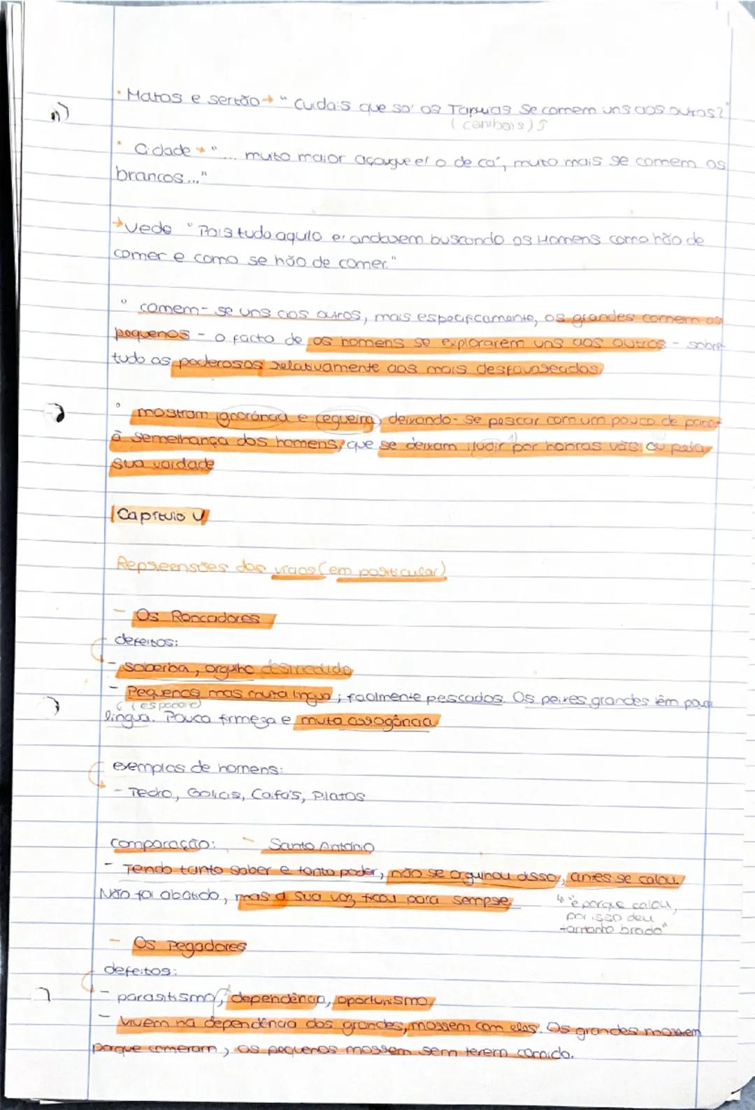 --- OCR Start ---
د
7
Sermão de Santo António aos peixes
"Vos estis sal terrae" concerto preacaval "Va's sors o sol da terra"
↓
citação bí