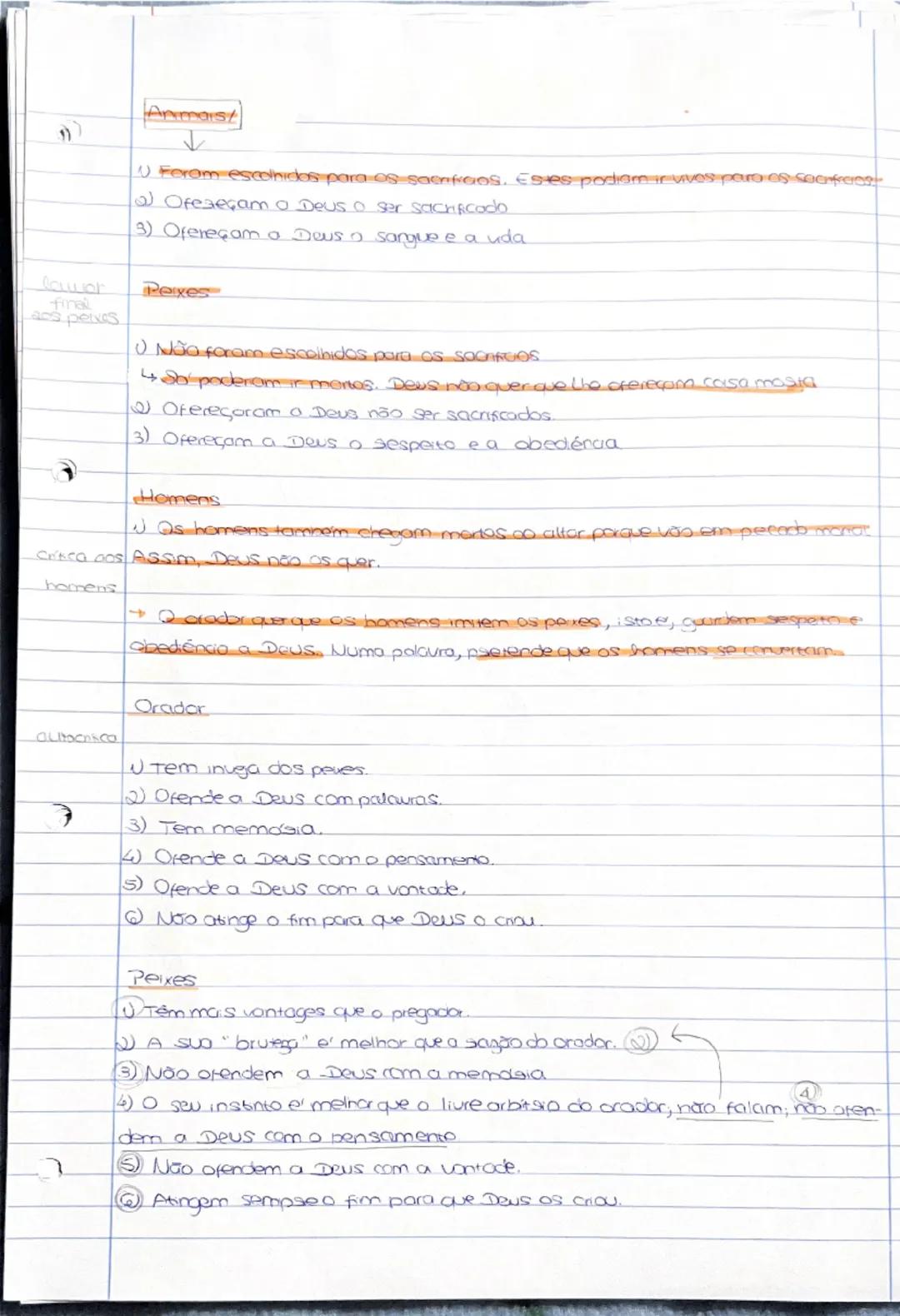 --- OCR Start ---
د
7
Sermão de Santo António aos peixes
"Vos estis sal terrae" concerto preacaval "Va's sors o sol da terra"
↓
citação bí