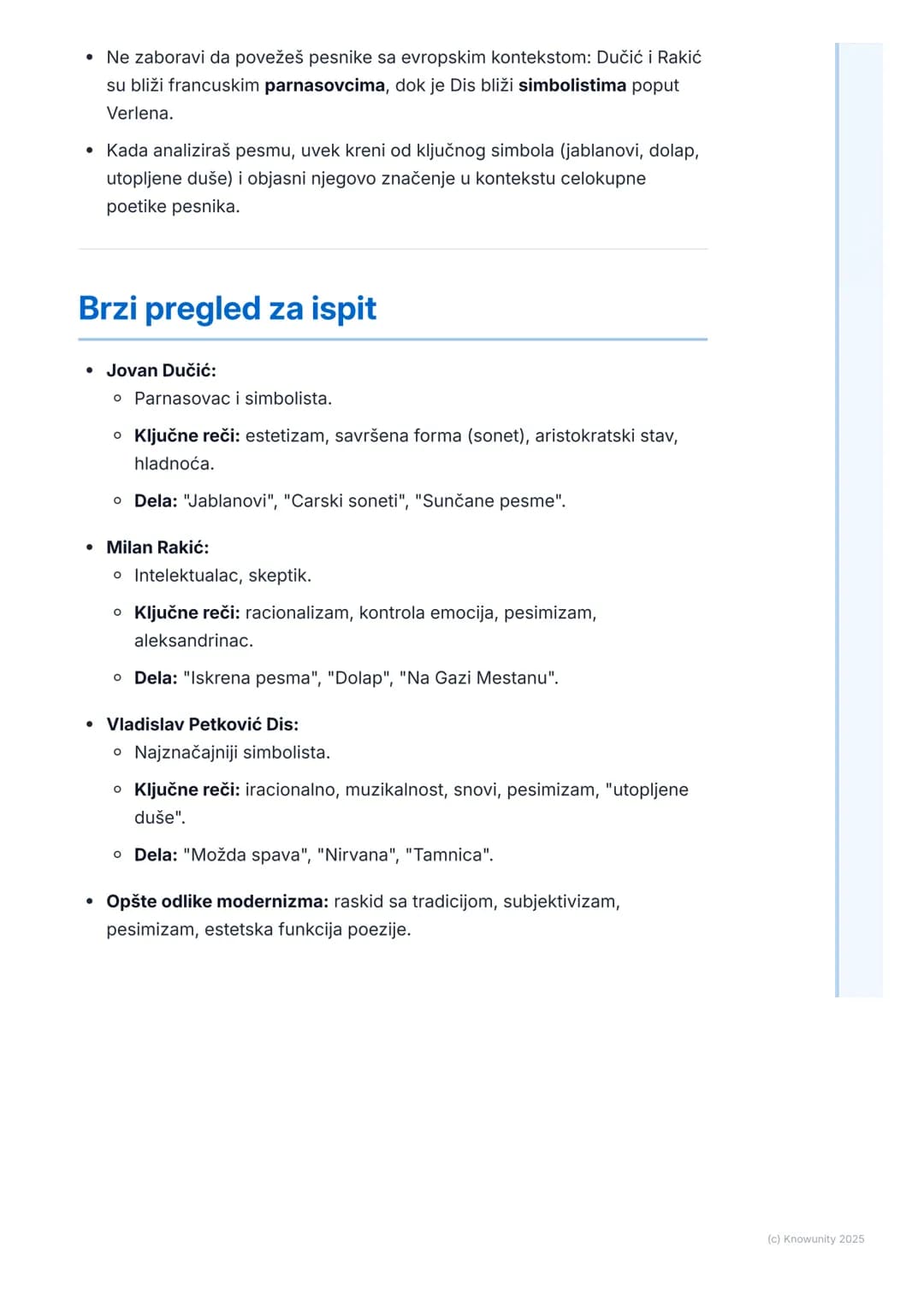 # Poezija srpskog modernizma
(Jovan Dučić, Milan Rakić,
Vladislav Petković Dis)
Uvod u poeziju srpskog modernizma
Poezija srpskog moderniz