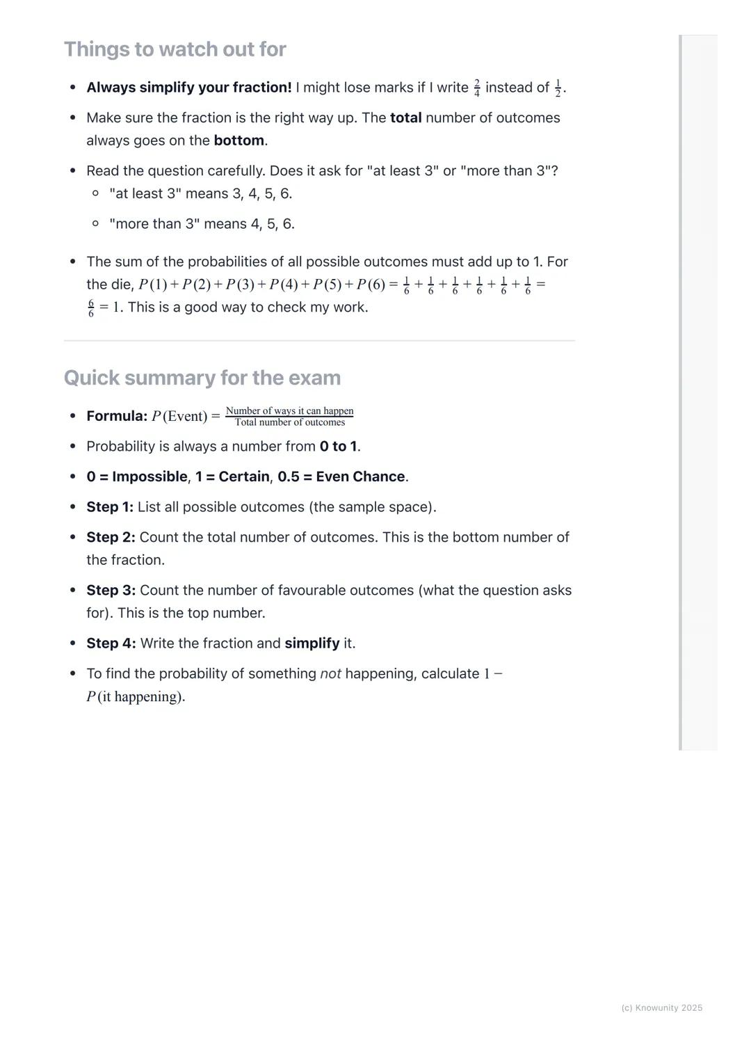 # Introduction to Probability
What is probability?
Probability is a way of measuring how likely it is that something will happen.
It's all