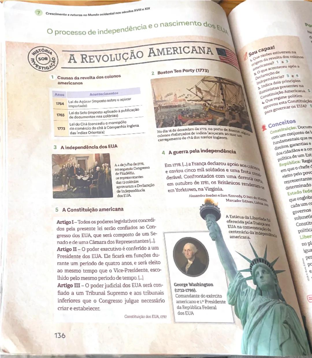 7.1 A Revolução Agricola e o arranque da Revolução Industrial
Sou capaz!
1. Qual foi a novidade
introduzida pela rotação
quadrienal de cultu