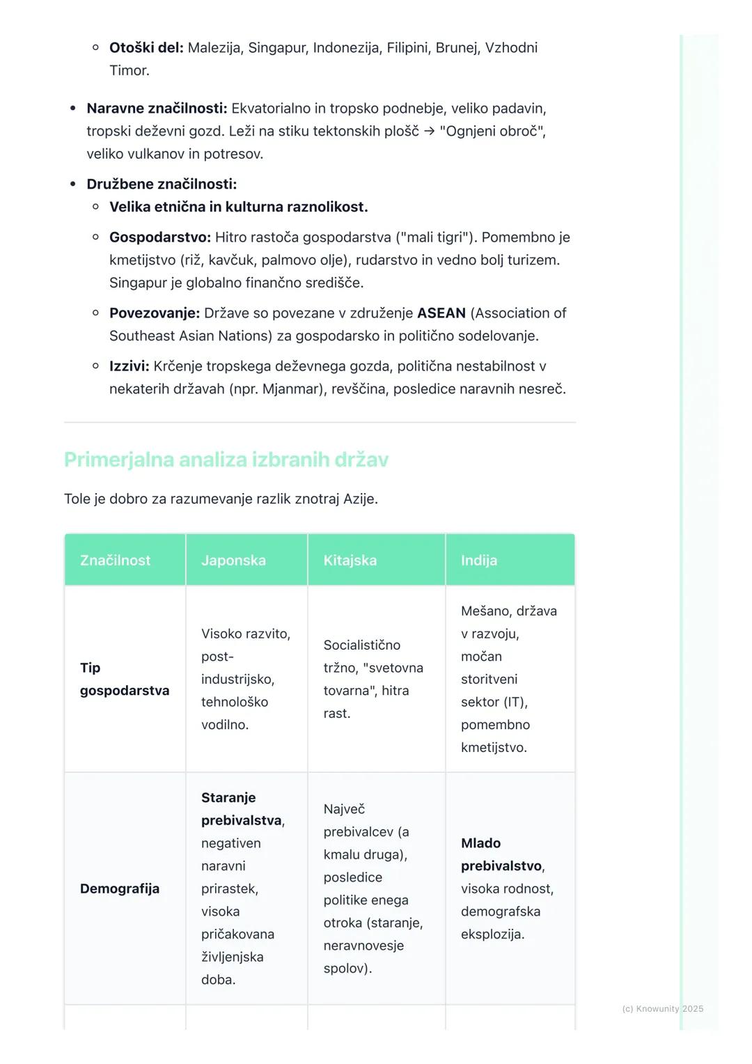 # Azija
Azija - splošne značilnosti
Azija je največja in najbolj naseljena celina. Je celina velikih nasprotij - tako v
naravnem kot v dru