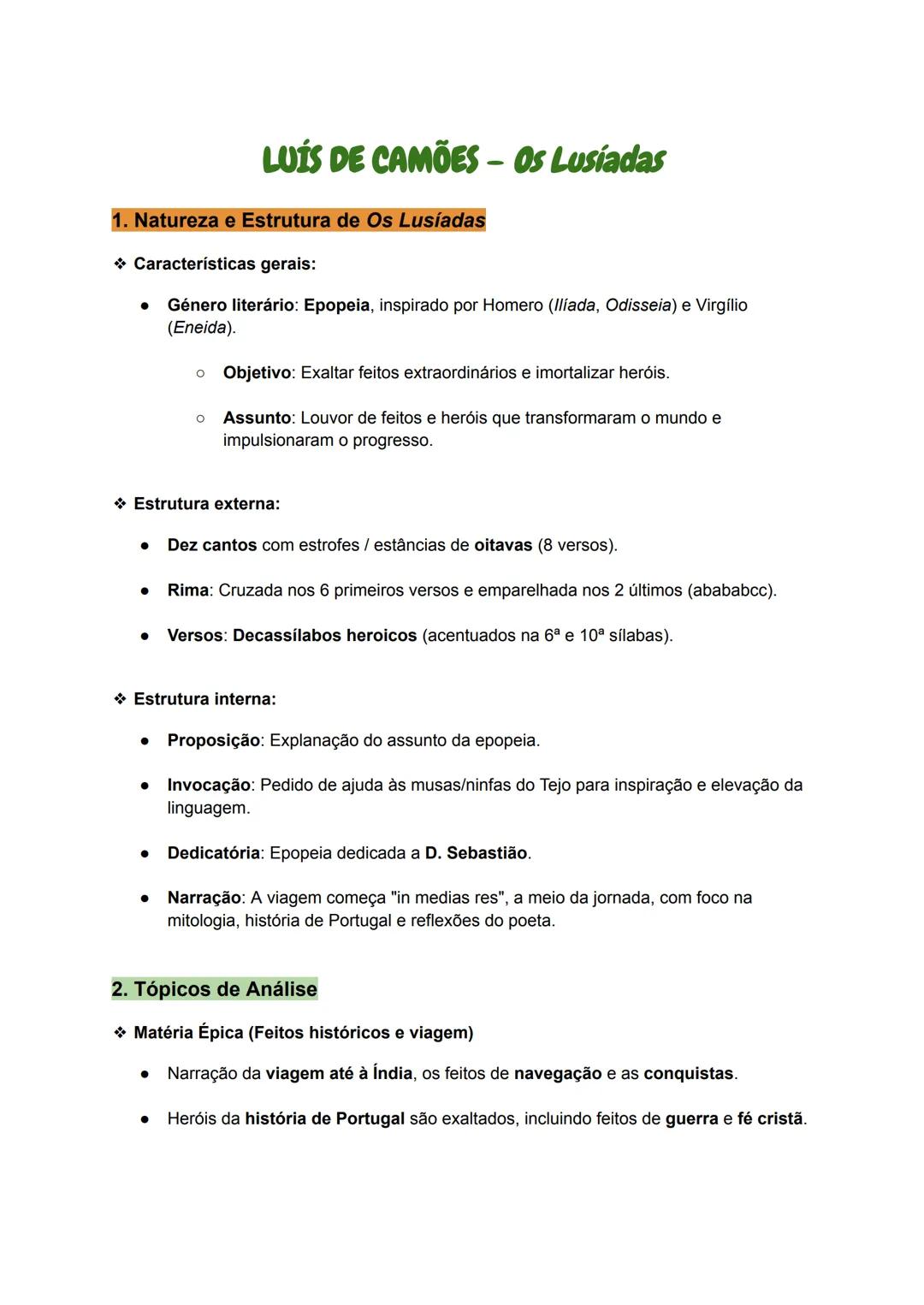 LUÍS DE CAMÕES – Os Lusíadas