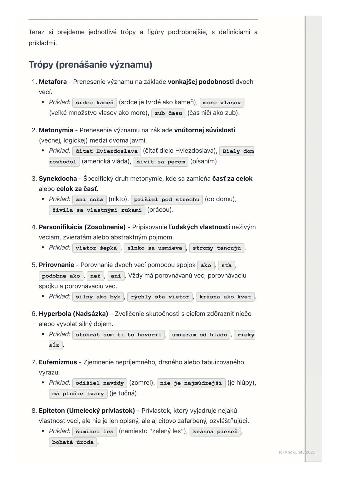 # Umelecké prostriedky a figúry
1. Úvod do umeleckých prostriedkov a
figúr
V literatúre, ale aj v bežnej reči, často používame špeciálne s