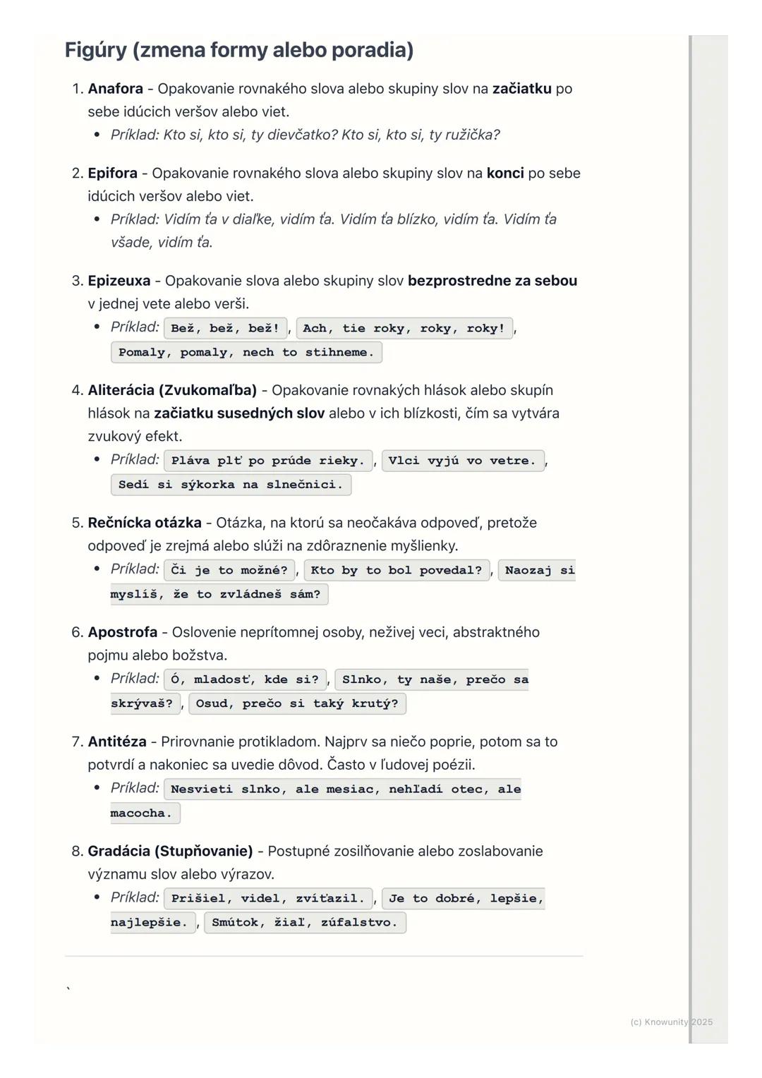 # Umelecké prostriedky a figúry
1. Úvod do umeleckých prostriedkov a
figúr
V literatúre, ale aj v bežnej reči, často používame špeciálne s