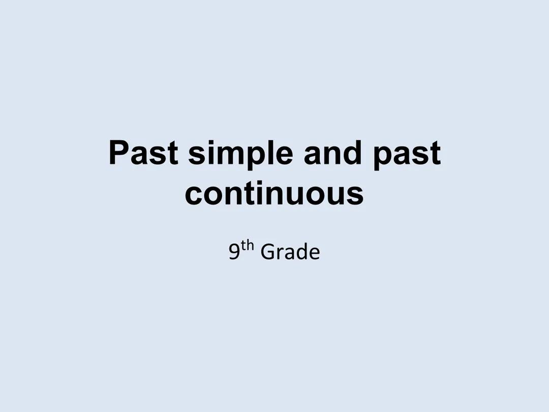 Passado Simples e Contínuo: Guia Fácil