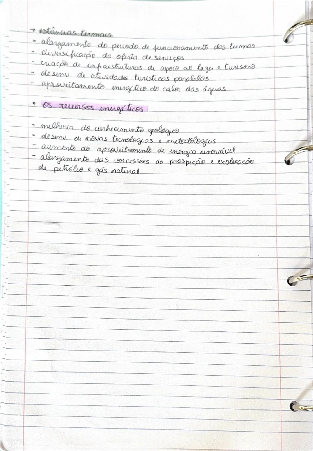 # Recursos do subsolo
4 são elementos / substâncias naturais que existem no subsoto
fermados por processes grológicos.
- são utilizados pe