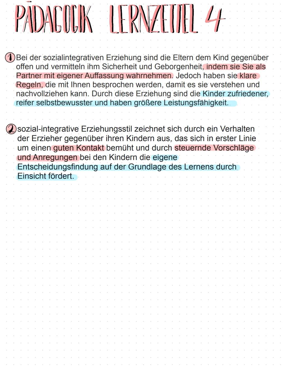 # PADAGOCIK LERNZETIEL 1
Der autoritäre Erziehungsstil wird dadurch charakterisiert, dass der Erzieher das Sagen hat. Er erteilt Befehle
un