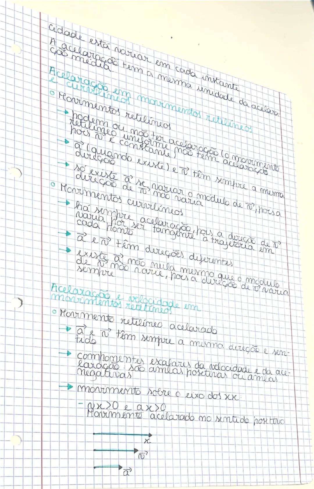 # Módulo e componente escalar da velocidade
Além do módulo da velocidade, n- que é sempre
um valor positivo, também se usa a componente
esc