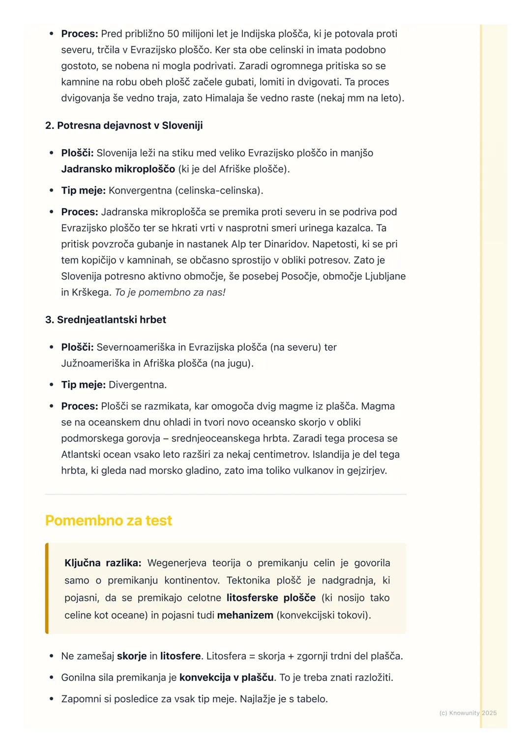 # Tektonika plošč
Uvod v tektoniko plošč
Teorija o tektoniki plošč je temeljna ideja v geologiji. Razlaga, da Zemljina
zunanja trdna plast