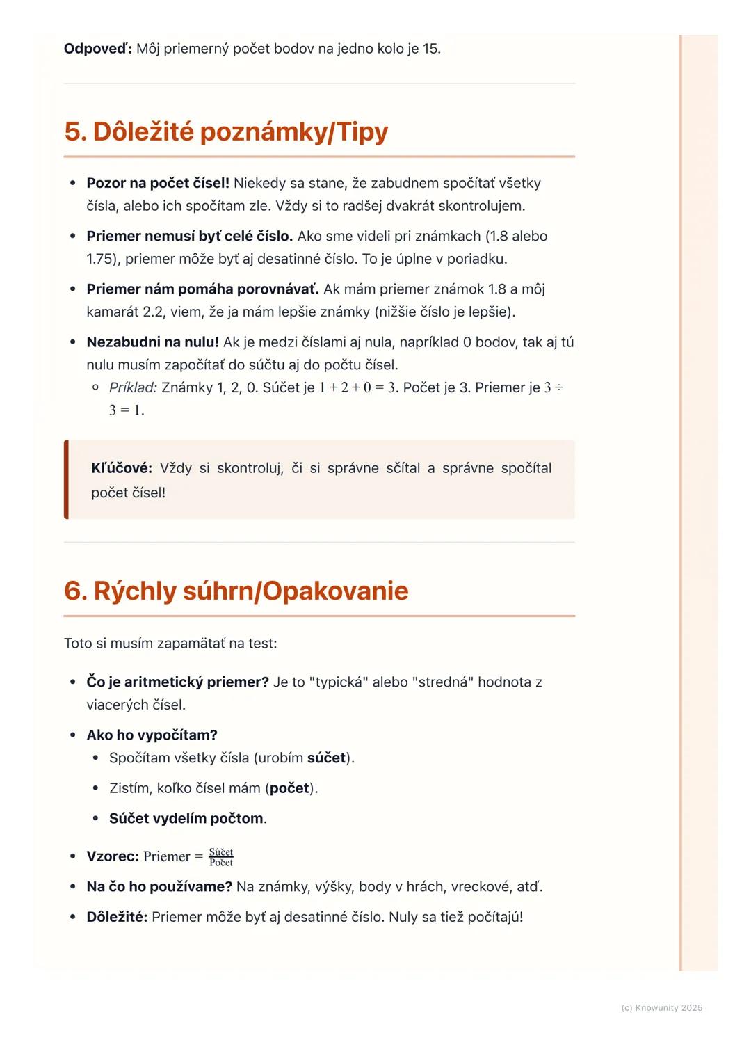 # Aritmetický priemer
1. Prehľad aritmetického priemeru
Ahoj! Dnes si píšem poznámky k aritmetickému priemeru. Je to super dôležitá
vec v